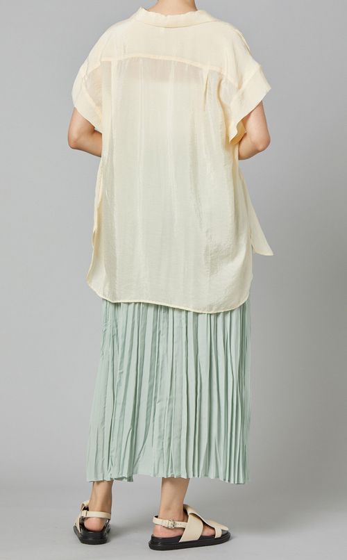 オーガンジースキッパーシャツ