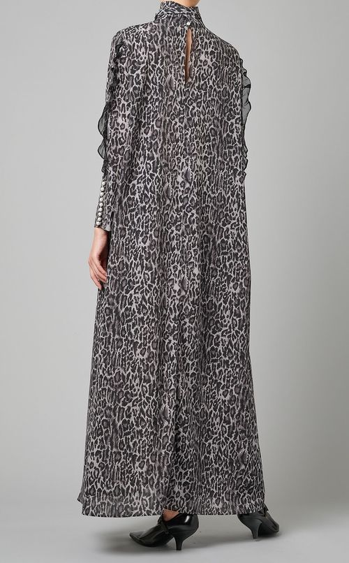 レオパードプリントワンピース