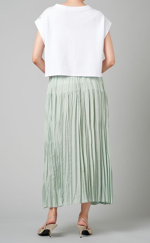 ティアードプリーツスカート