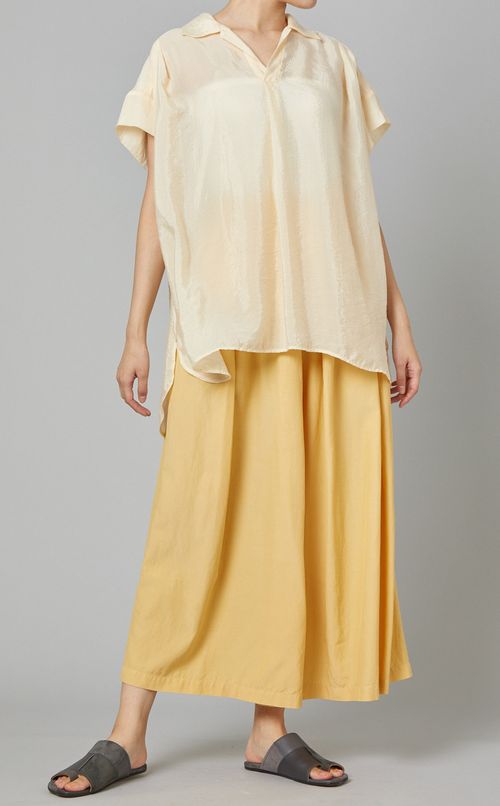 オーガンジースキッパーシャツ