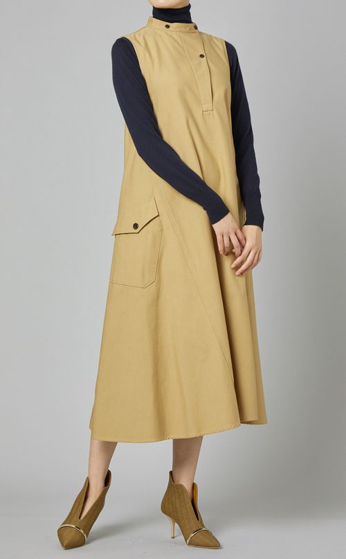 ボリュームフレアワンピース