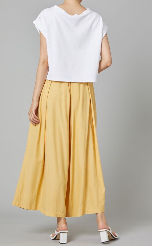 プリーツガウチョパンツ