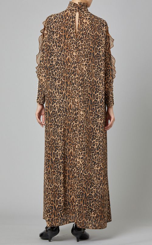 レオパードプリントワンピース