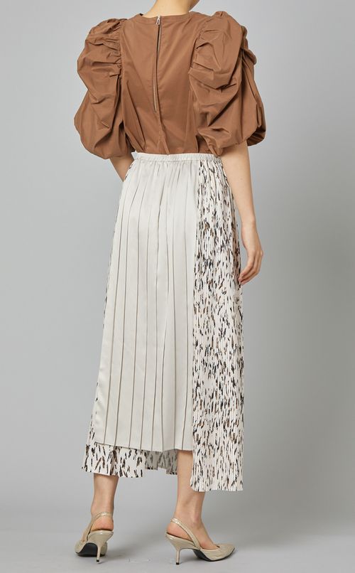 ミックスプリーツスカート