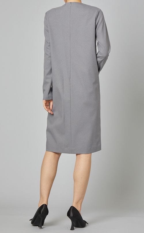 ワンサイドパールタックドレス