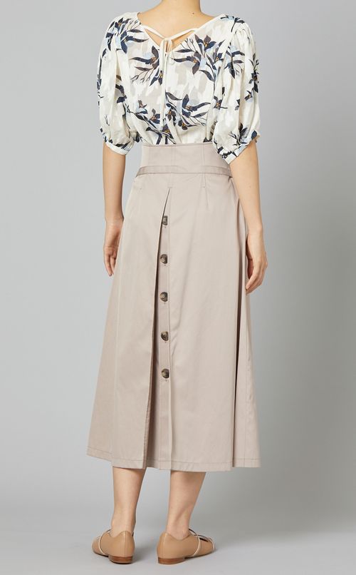 ボックスプリーツスカート