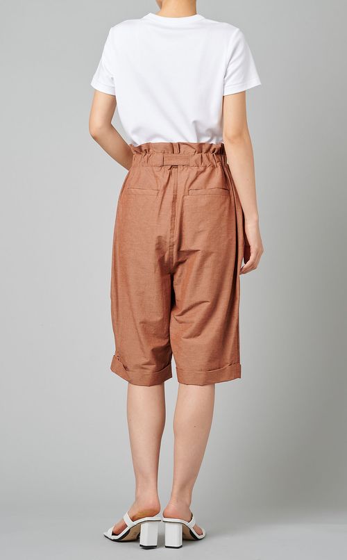 スラブタフタショートパンツ