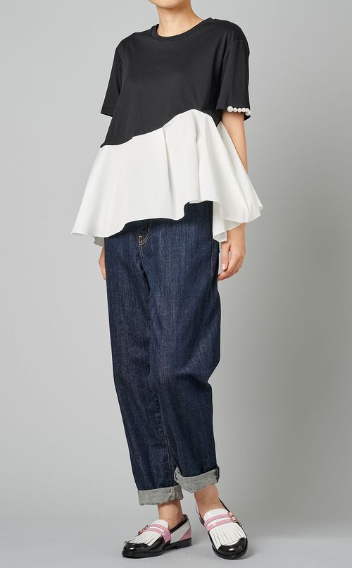 パールペプラムTシャツ