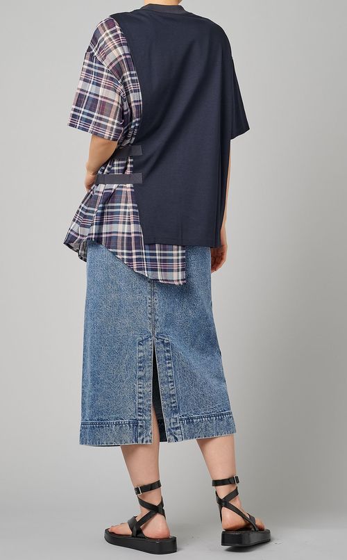 シャツコンビネーションTシャツ