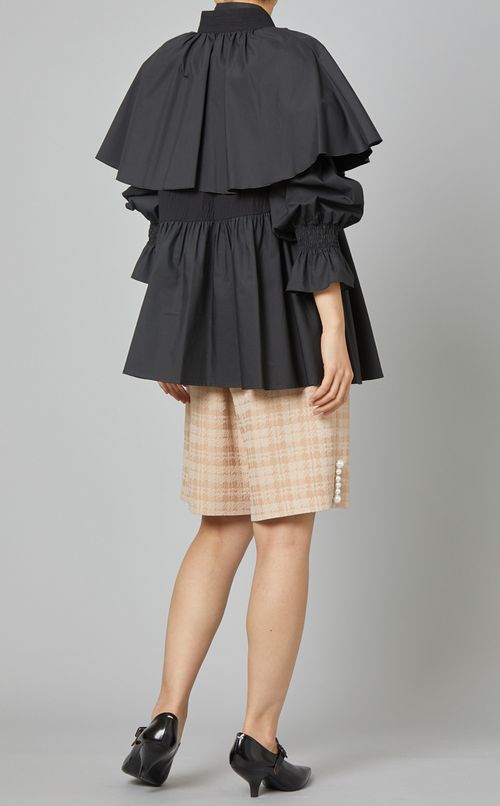 パール付ビッグカラーブラウス