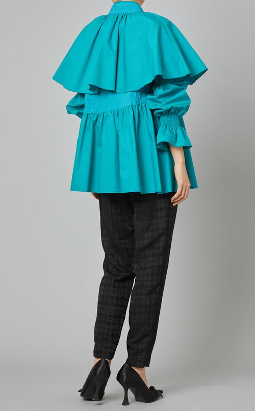 パール付ビッグカラーブラウス