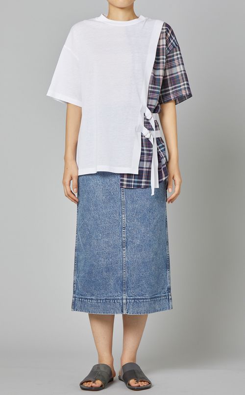 シャツコンビネーションTシャツ