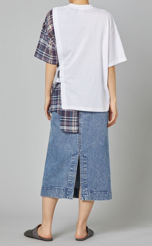 シャツコンビネーションTシャツ