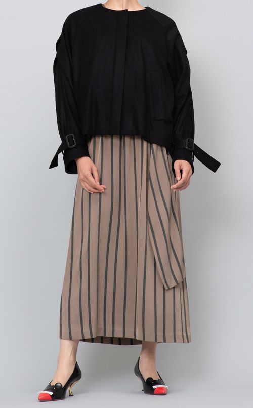 タックスリーブノーカラージャケット