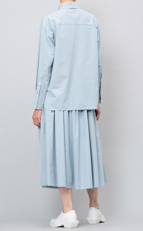 フロントボタンフレアスカート