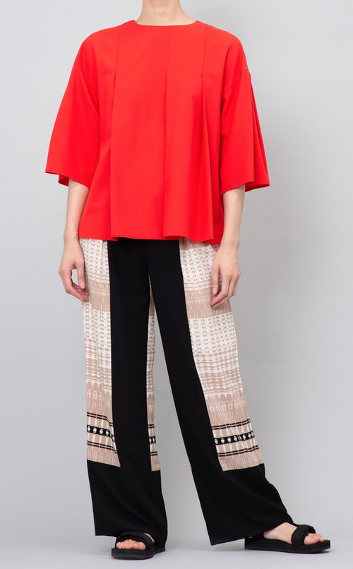 ジオメトリックデザインパンツ