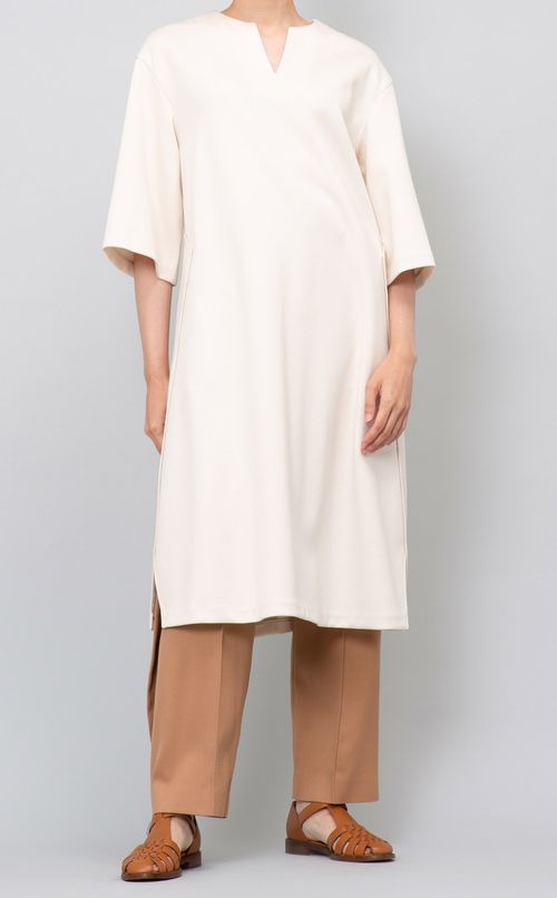 サイドデザインストレートパンツ