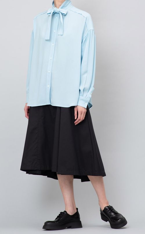 ジョーゼットボウブラウス