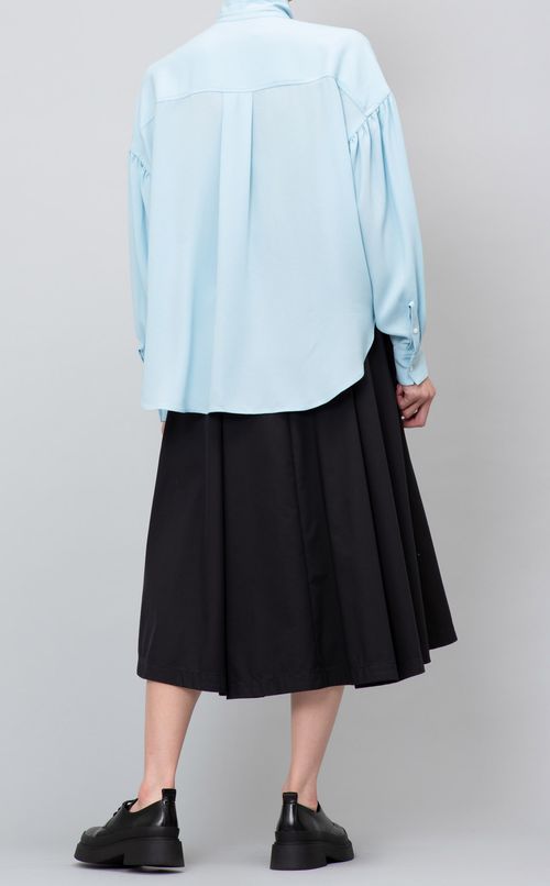 ジョーゼットボウブラウス