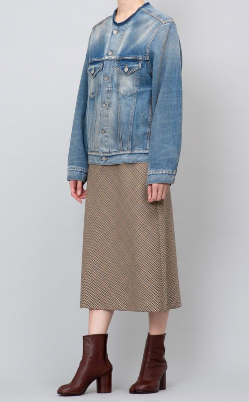 チェックボックススカート