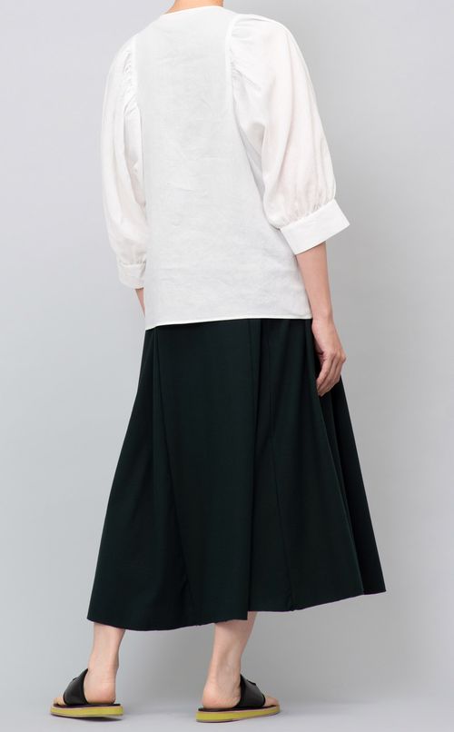 ボリュームギャザースリーブブラウス