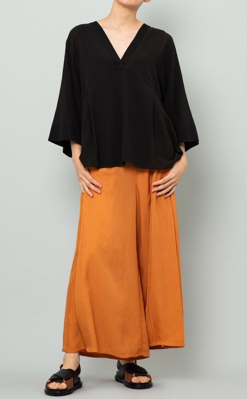 コットンプルオーバーブラウス