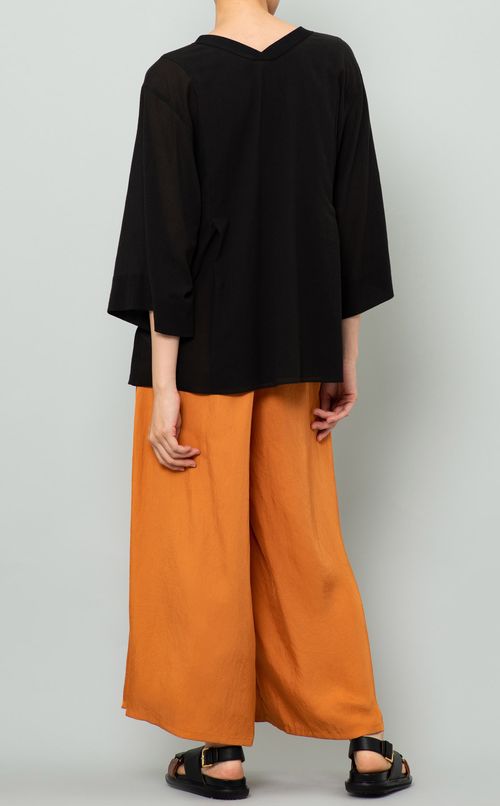 コットンプルオーバーブラウス