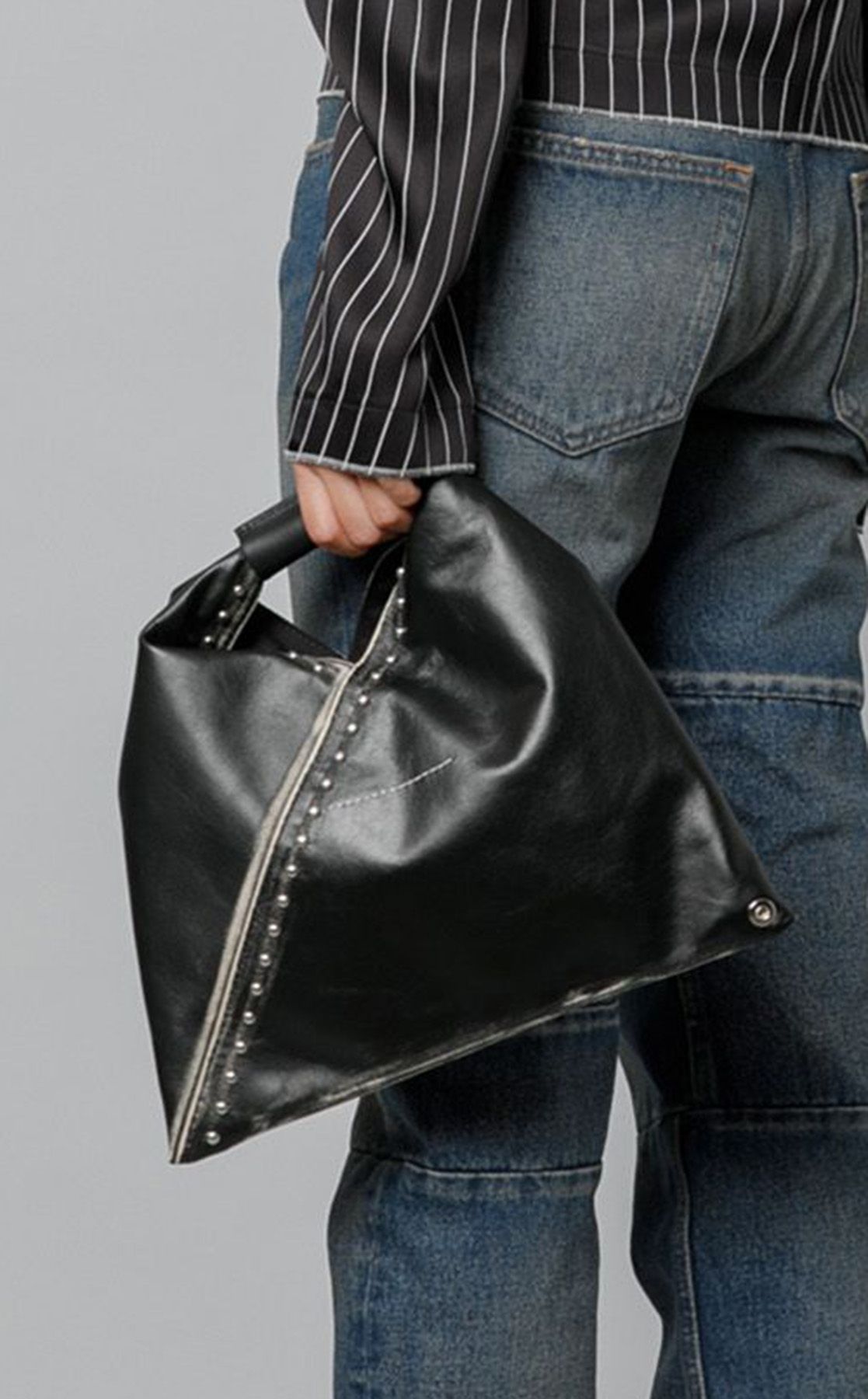 MM6 Maison Margiela｜スタッズ付ミニジャパニーズバッグ