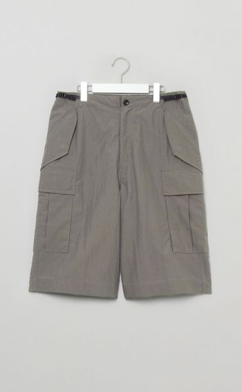 《手洗い可》コットンナイロンカーゴショートパンツ