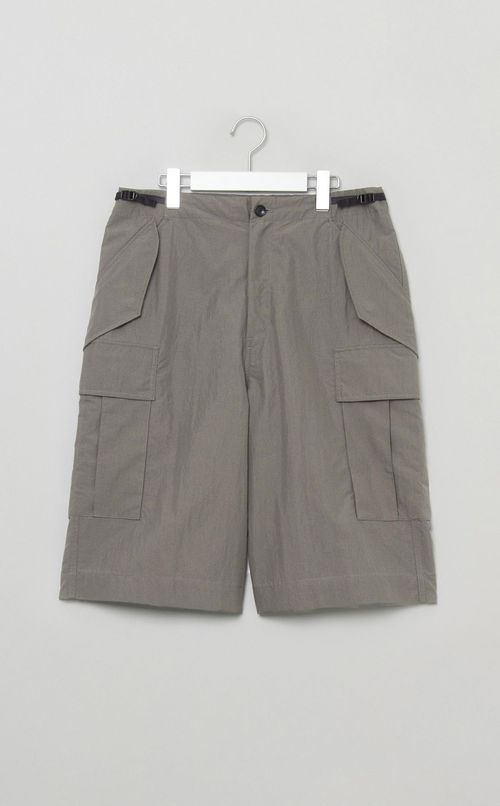 《手洗い可》コットンナイロンカーゴショートパンツ