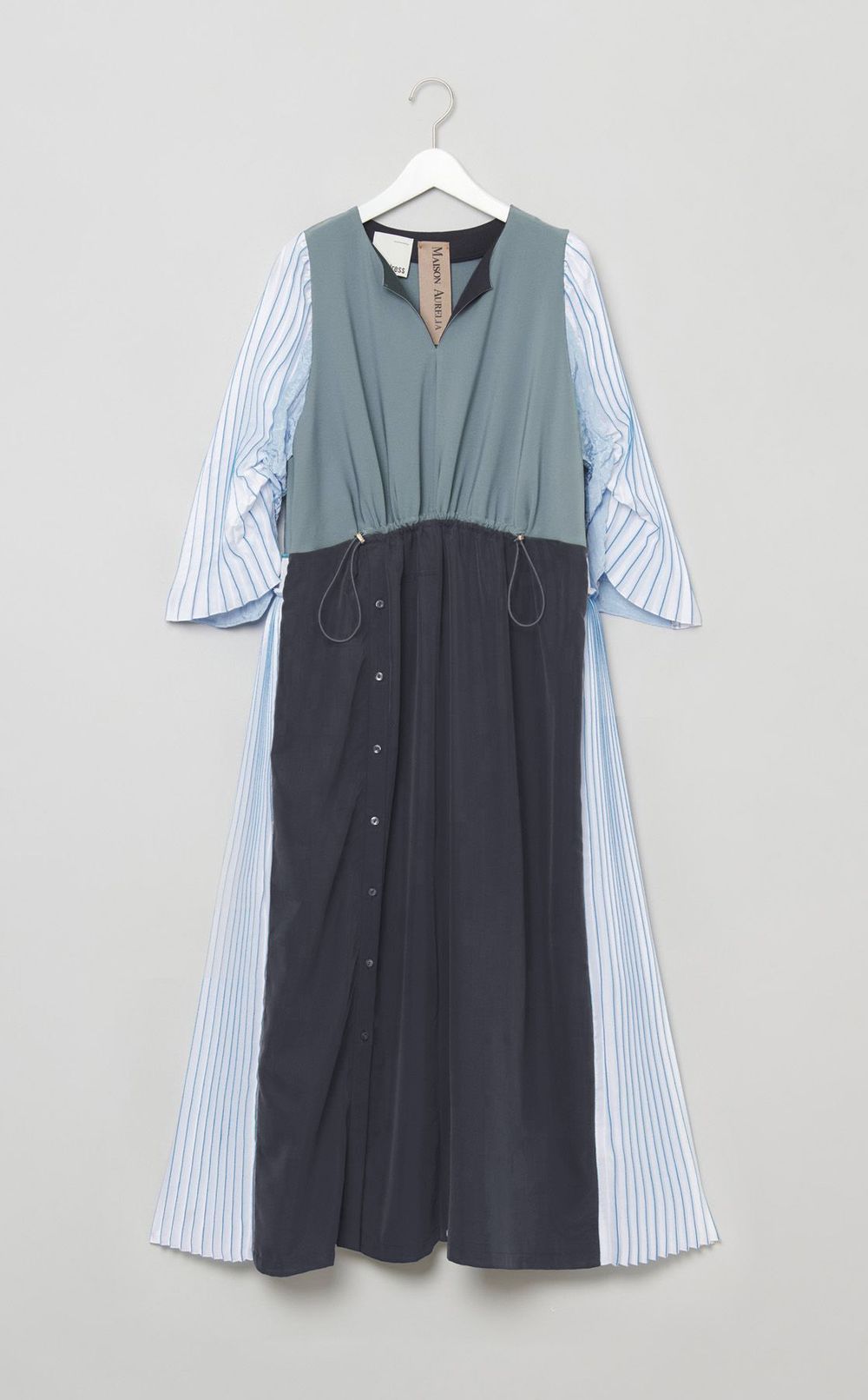 【reADdress】切替フロントジップワンピース