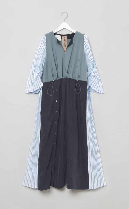 【reADdress】切替フロントジップワンピース