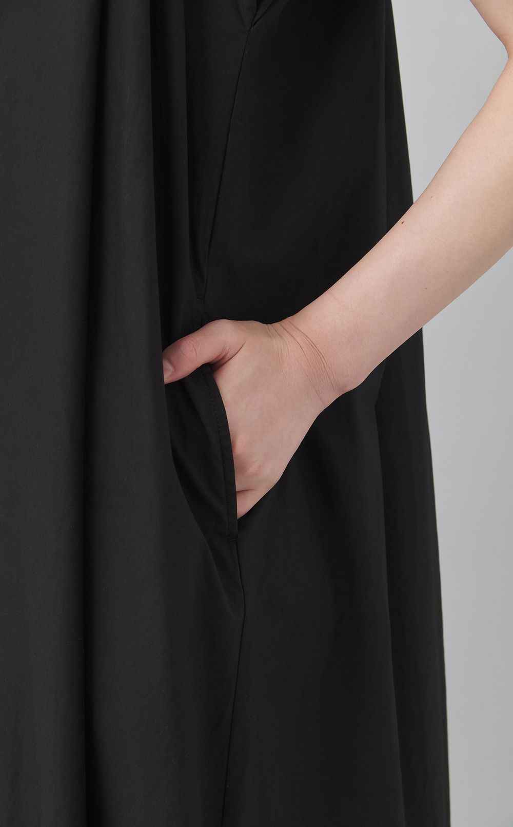 【reADdress】コットンフレアロングワンピース