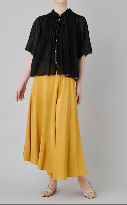 アシメトリーフレアスカート