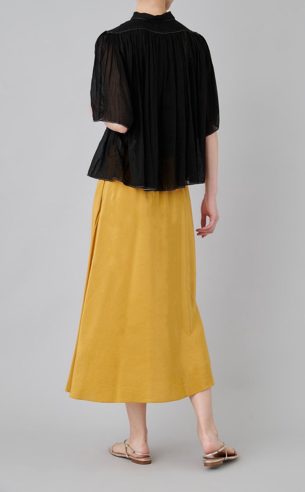 【reADdress】ボイルギャザーブラウス