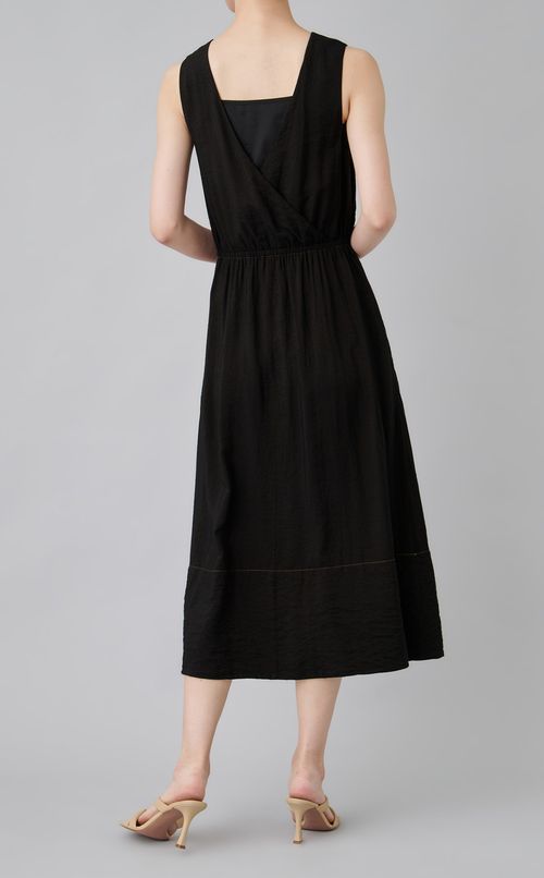 【reADdress】ウエストリボンノースリーブワンピース