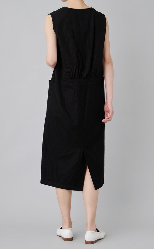 【reADdress】コットンリネンノースリーブワンピース