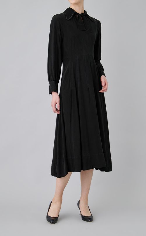 【reADdress】スキッパーロングワンピース