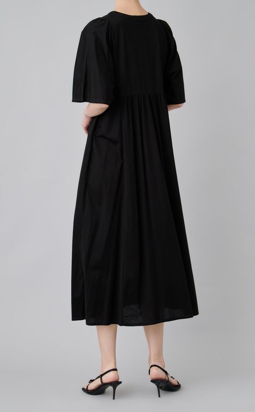 【reADdress】コットンジャージーギャザーワンピース