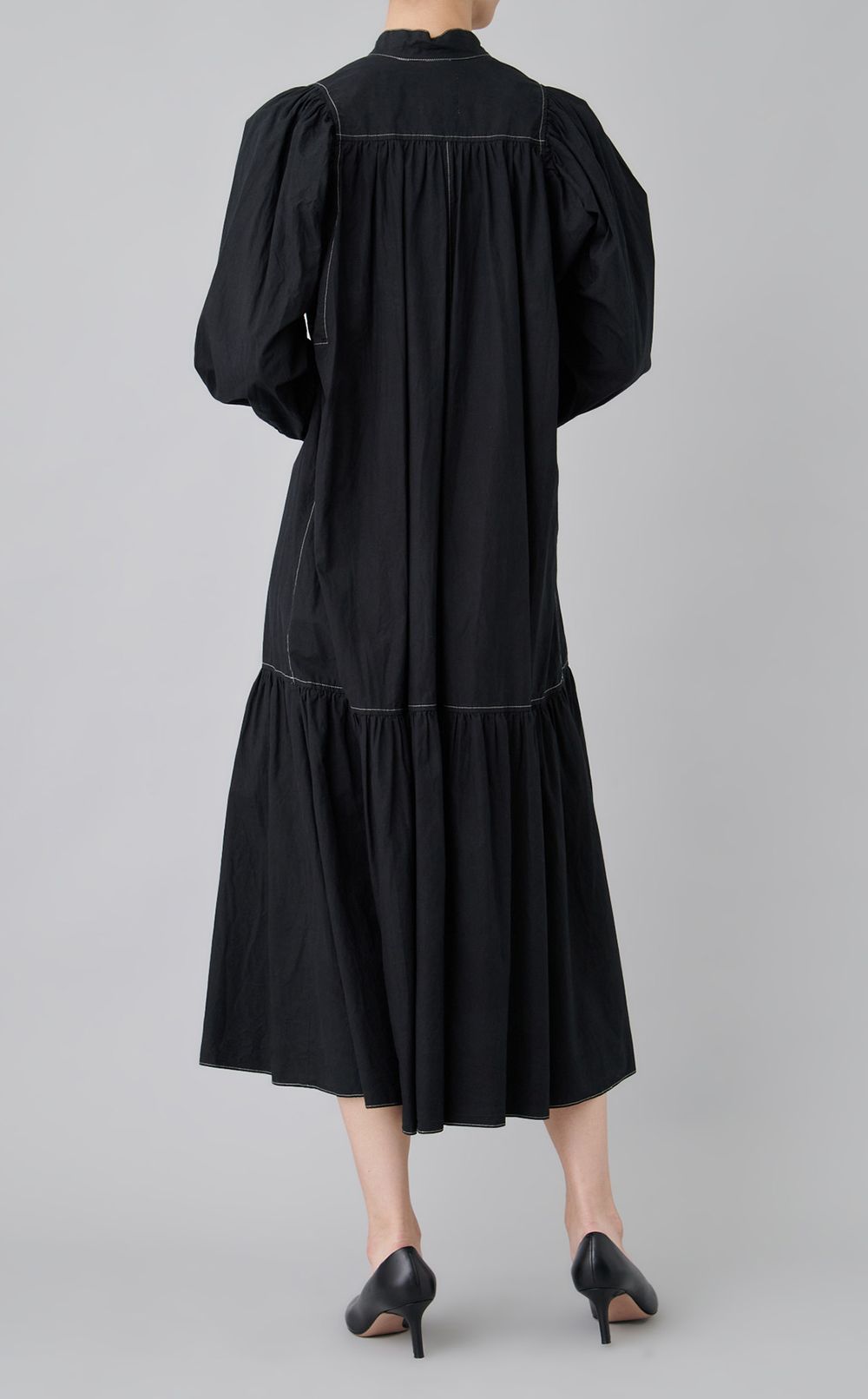 【reADdress】ロングギャザーワンピース