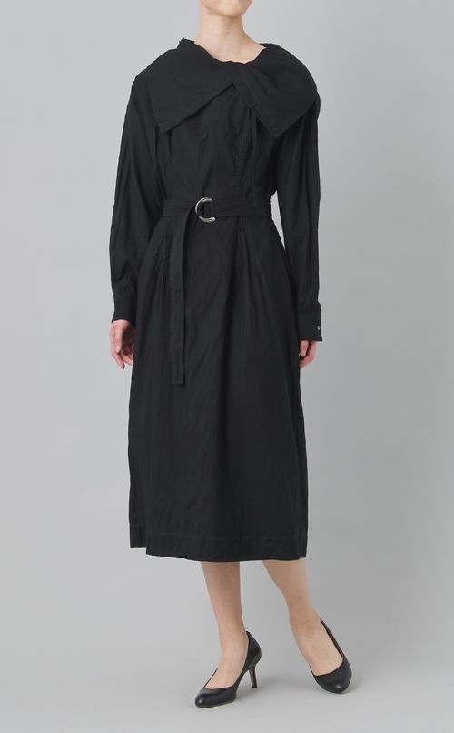 【reADdress】ギャザー入りツイルワンピース