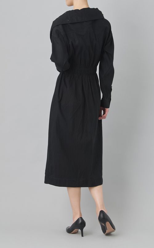 【reADdress】ギャザー入りツイルワンピース