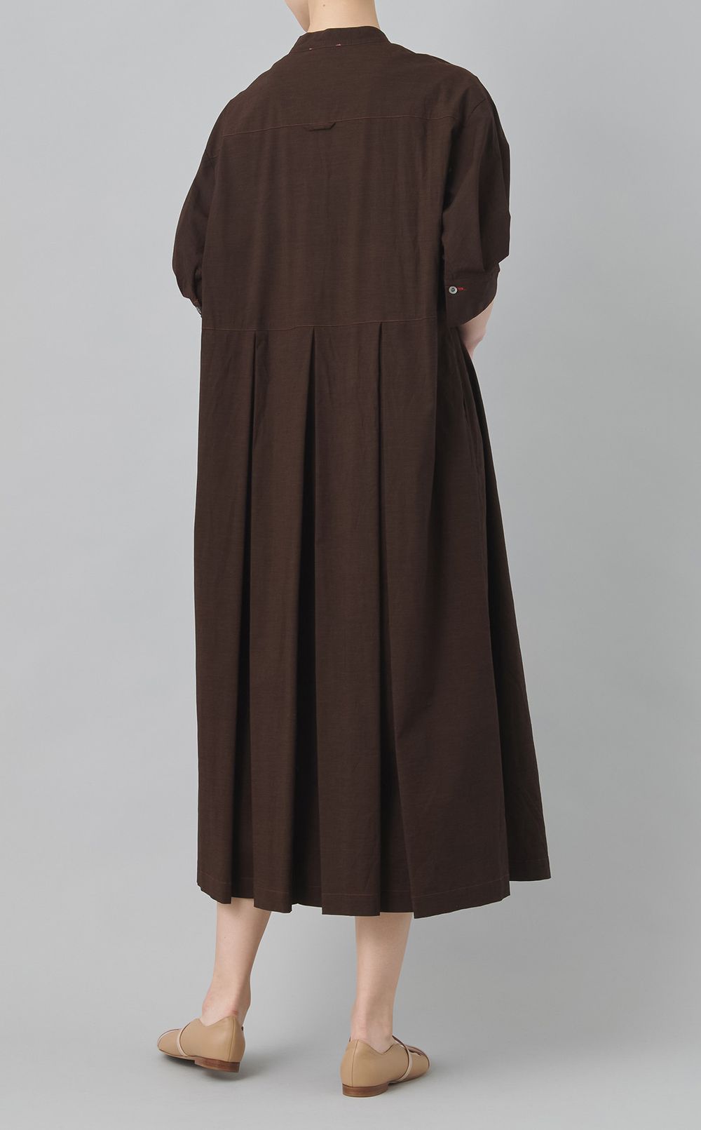 【reADdress】ストレッチブロードシャツワンピース