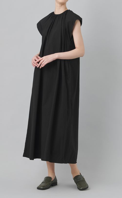 【reADdress】コットンフレアロングワンピース