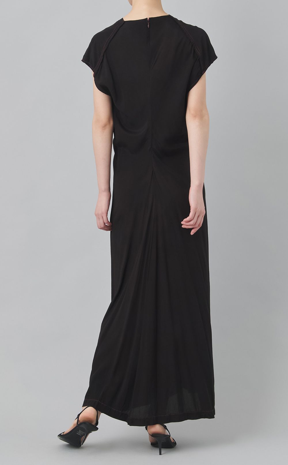 【reADdress】Vネックロングワンピース