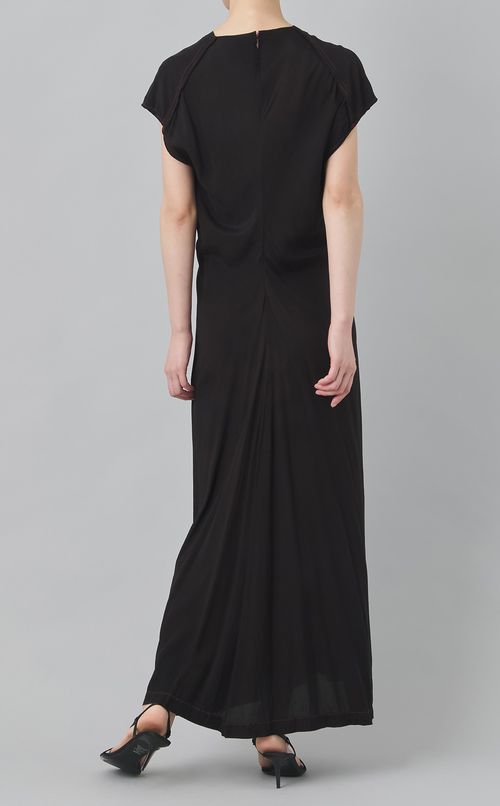 【reADdress】Vネックロングワンピース