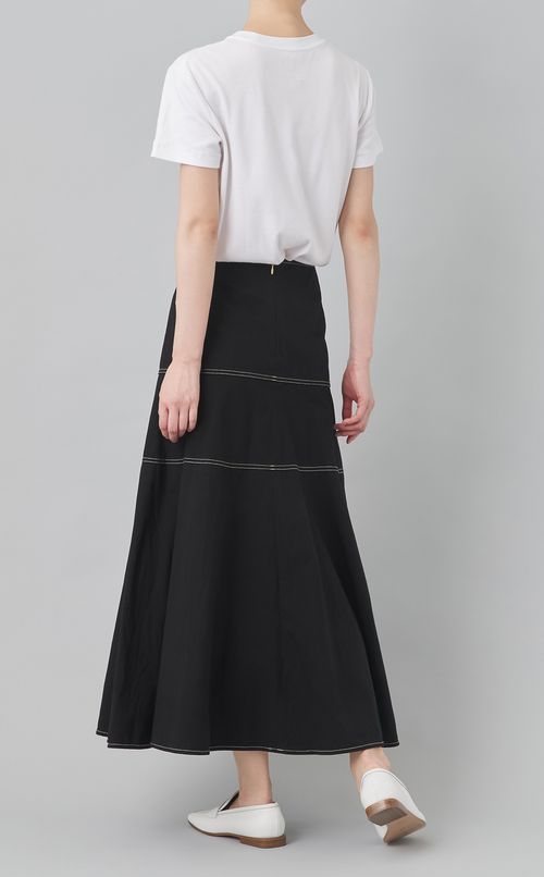 【reADdress】コットンフレアロングスカート