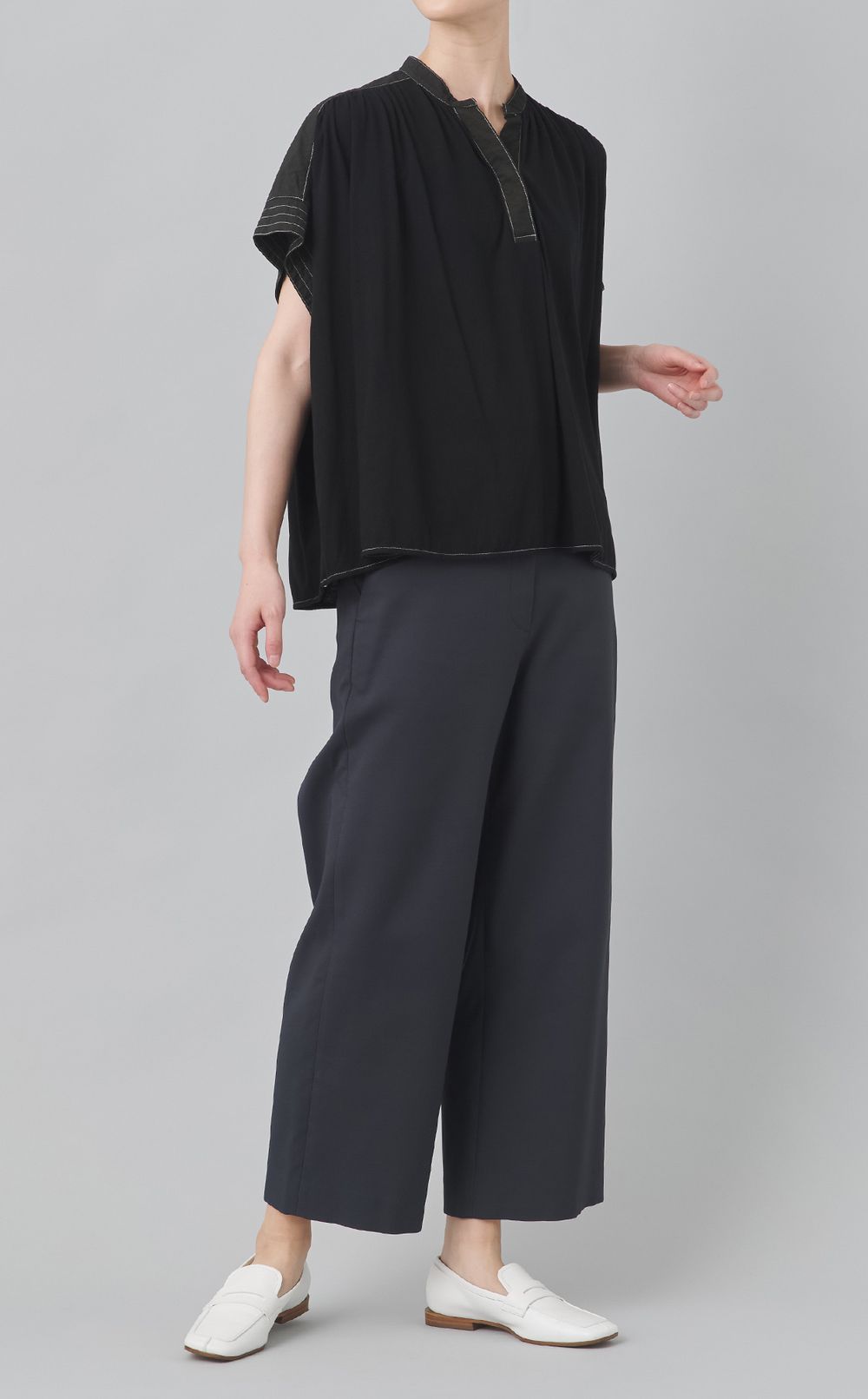 【reADdress】ギャザーブラウスプルオーバー