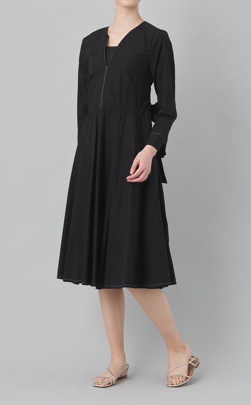 【reADdress】Vネックギャザーワンピース