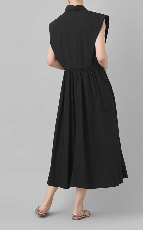 【reADdress】ビッグフレンチスリーブシャツワンピース